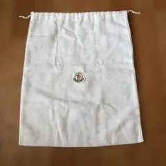 MONCLER ホワイト ロゴワッペン付き　保存袋のサムネイル