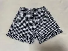 レディース　ショートパンツ　千鳥柄