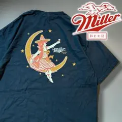 【US古着】ミラー　ムーンガールデザインTシャツMiller High Lifeのサムネイル