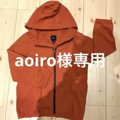 GapKids フード付　オレンジ　朱色　パーカー　ジャケット　M（130cm）