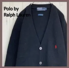 【美品】ポロ ラルフローレン ウール ニット カーディガン メンズ 古着