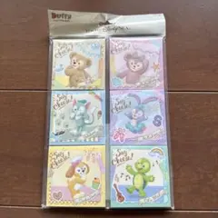 ディズニーシー Duffy and Friends メモ用紙セット 6種類