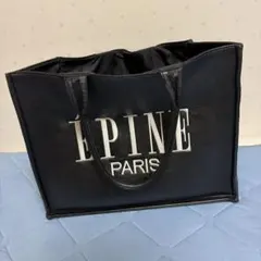 ÉPINE PARIS book tote bag ツイード 黒 - メルカリ