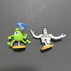 ピクサー　チョコエッグ　ディズニー　マイク　デラクルス　フィギュア
