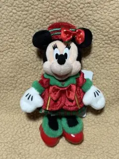 ディズニーシー　ミニー　クリスマス　ぬいぐるみバッジ　2015年