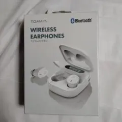 ワイヤレスイヤホン 白 ブルートゥース Bluetooth5.1 高音質 感抜群