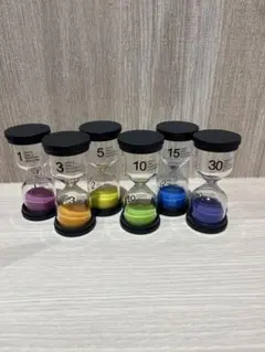 Kusmil カラフル砂時計 6個セット