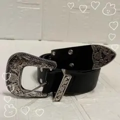 【セール中】新品未使用　ウエスタンベルト y2k 古着 パンク グランジ　黒