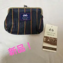 ABRAHAM MOON ストライプ コインケース