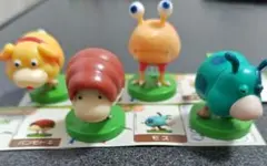 ピクミンチョコエッグ　チャッピー、オッチン、モス、パンモドキ