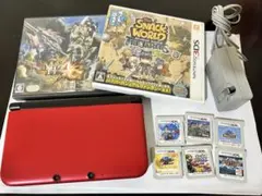【動作品・おまけ付き】ニンテンドー 3DS LL 本体 赤 任天堂 美品