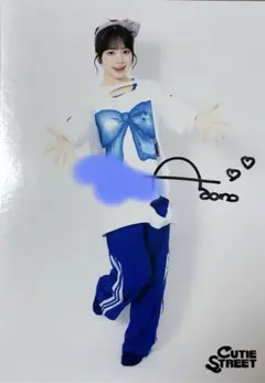 きゅーすと 増田彩乃 生写真 直筆サイン トクポ