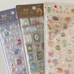 喫茶アラモード きゅるるんシール ジュエルプチドロップシール シール