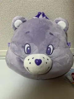 ケアベア フェイス BIGがまぐち　紫　ラウンドワン限定