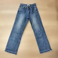 エゴイスト ストレートデニムパンツ サイズ1 切りっぱなし