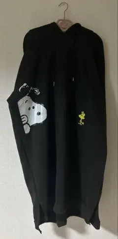 ロングパーカー 裏起毛