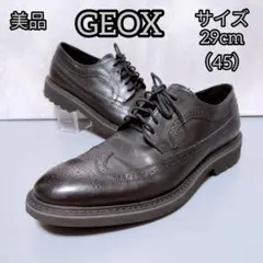 美品 【GEOX】 ジェオックス （29cm） ウイングチップドレスシューズ 黒のサムネイル
