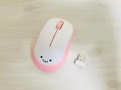 ワイヤレスPCマウス ELECOM エレコム ピンク ウサギ　顔あり