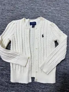 Polo Ralph Lauren ホワイトカーディガン 4T