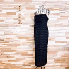 teloplan taki knit dress black 黒 ワンピース - メルカリ