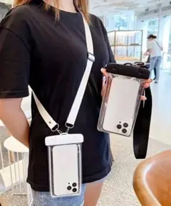 防水ケース　スマホホルダー　海　川　プール　防水ホルダー