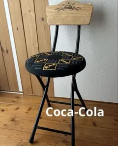 【昭和レトロ 】コカコーラ Coca-Cola 折りたたみ椅子　　　ヴィンテージ