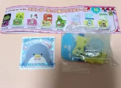 サンリオキャラクターズ　ミニレターラック風アクリルケース　シール　タキシードサム