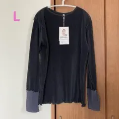 新品　袖配色プリーツトップス　SUNNY HOUSE