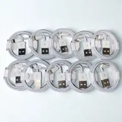 10本 iPhone 充電器 ライトニングケーブル 1m 新品　充電ケーブル