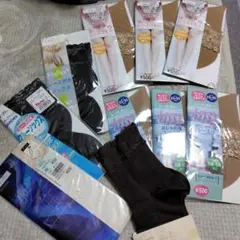 レース付きクルーソックス　10足セット