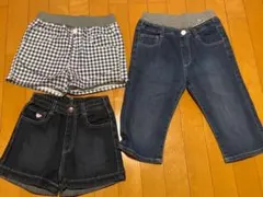 女の子ショート&ハーフパンツ4点セット　150〜160cm まとめ売り　美品