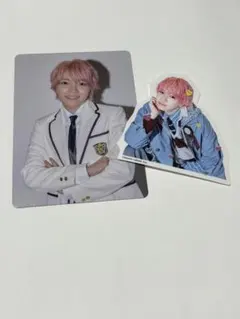 なにわ男子 HARD WORK ファミクラ盤 西畑大吾　ステッカー トレカ