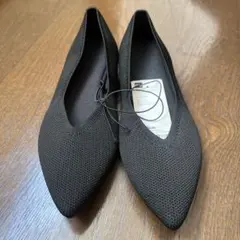 新品GUウォッシャブルニットフラットシューズ 23.0cm