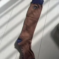 ゴルフ用ブラウンネイビーソックス　ジュンアンドロペ