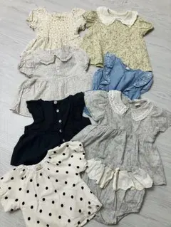 女の子　まとめ売りpetit mainテータテートママラクバースデイトップス90