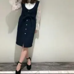 ワンウェイ　ワンピース　サロペットのサムネイル