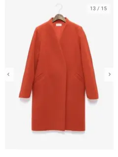 美品❣️PLST☆ウールモッサカラーレスコート