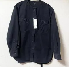 新品 UNIQLO ユニクロ コーデュロイロングシャツジャケット ダークグレー