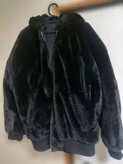 zara フェイクファーブルゾン