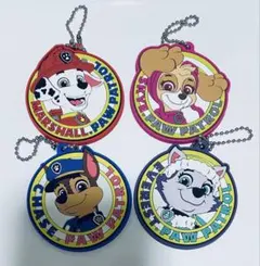 パウパトロール × かっぱ寿司　ラバーキーホルダー　4個セット