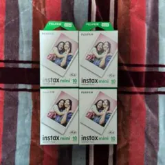 チェキフィルム10枚 4セット チェキinstax mimi
