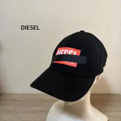 DIESELボックスロゴ キャップ ブラックのサムネイル