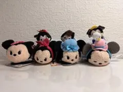ディズニーストア　ツムツムぬいぐるみ ミニーマウスデイ4体セット
