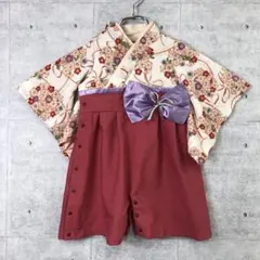 SWEET MOMMY 古着 和装 セレモニーロンパース ベビー袴 80