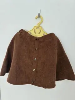 SHEIN コーデュロイ スカート ブラウン 8Y