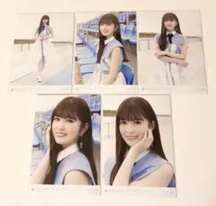 乃木坂46 個別生写真 中西アルノ 思い出が止まらなくなる 5種コンプ