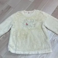 mezza piano クリーム色 トレーナー 140