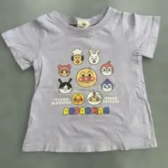 アンパンマン Tシャツ 薄紫色