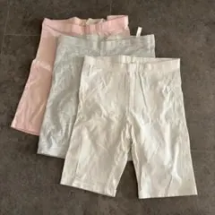 ZARA　レギンス　3枚セット　五分丈　130cm　キッズ　スパッツ　美品