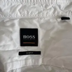 BOSS HUGO BOSS スリムフィット 長袖シャツ ホワイトのサムネイル